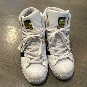 Adidas wedge superstar lightly used